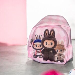 Cute Pink Kids Mini Backpack with Bunny Characters